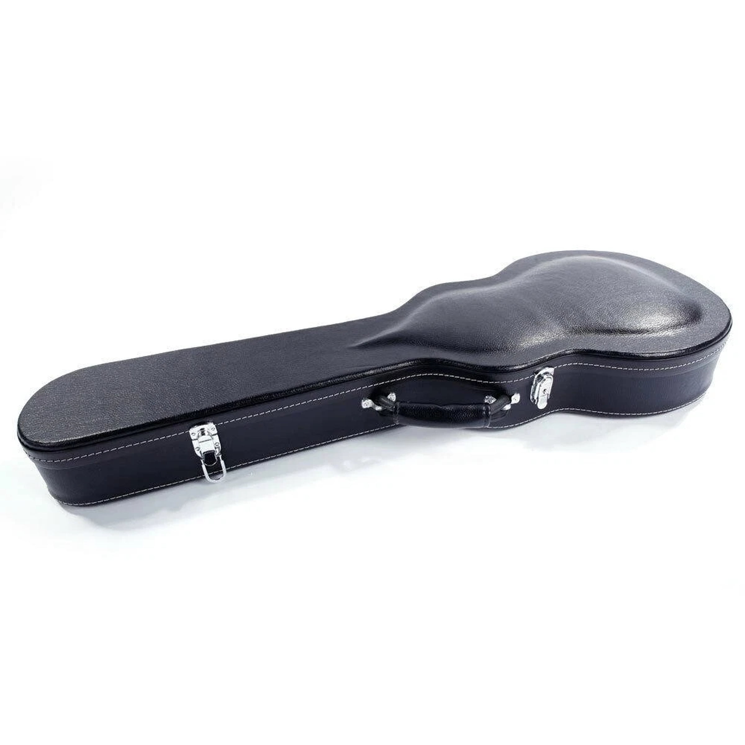 Black for GLP Style Electric Guitar Carrying Hard Shell Case w/ Lock Latch