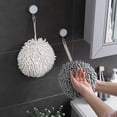 thumbnail image 3 of Chenille Hand Towel Hanging Thickened Super Absorbent Quick-Drying Hand Ball, 3 of 9
