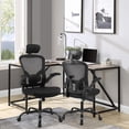 thumbnail image 2 of Ergonomic Office Chair with Headrest and Lumar Back Support , High Back Task Chair Breathable Mesh Computer Desk Chair with Flip-up Arms, 320lbs, 2 of 11