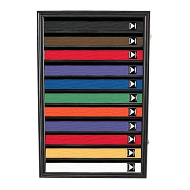 Martial Art/Karate/Taekwondo Belt Display Case Rack Wall with