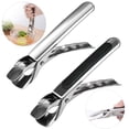 thumbnail image 5 of Fairnull Pot Bowl Gripper Heat-Resistant Polished Surface Non-Slip Ergonomic Handle Comfortable Grip Anti-scalding Stainless Steel Hot Bowl Holder Dish Pan Gripper Clip Kitchen Supplies, 5 of 11