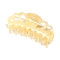 thumbnail image 2 of QinGoo Large Hair Claw Clip for Women Non-Slip Strong Hold Thick Long Hair Accessory, 1 Count, 3.94 Inch, Cream, 2 of 6