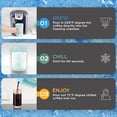 thumbnail image 5 of HyperChiller HC2AS Enfriador de bebidas/café helado patentado, ¡NUEVO, MEJORADO, MÁS FUERTE Y MÁS DURADERO! Listo en un minuto, reutilizable para té helado, vino, licores, alcohol, jugo, 12.5 oz, Aqua, 5 of 5