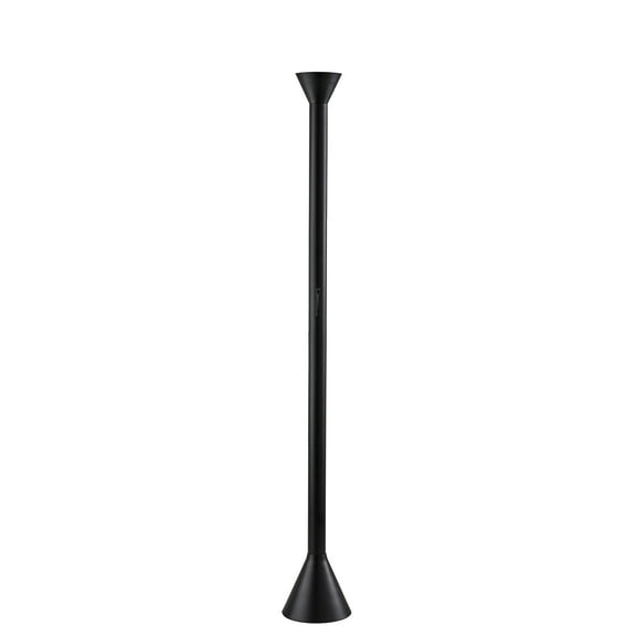 Adesso Greer 70" Smart Switch Dimmable LED Black Torchiere Floor Lamp