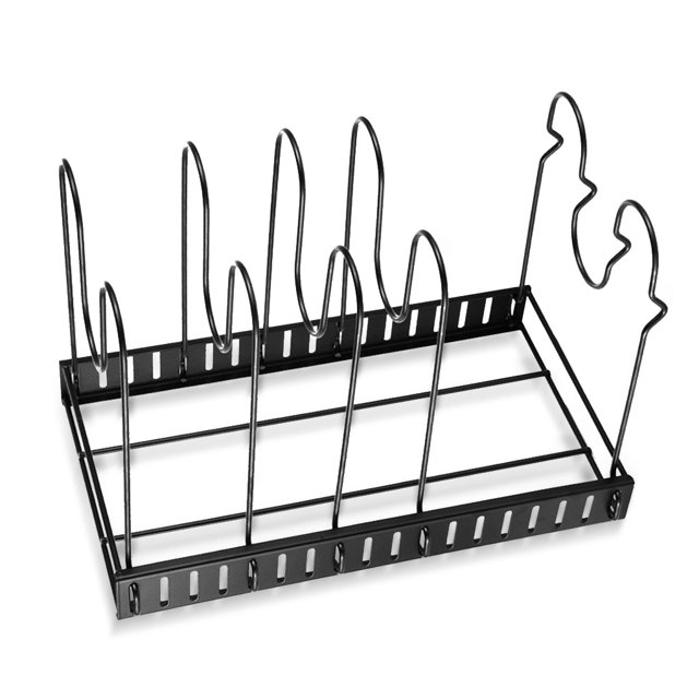 Bewildely Estante ajustable para encimera de cocina, organizador de ollas extensible con utensilios para hornear, soporte para tabla de cortar de alta Organizadores de utensilios de cocina No.01 Bewildely HA008950-01B
