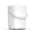 thumbnail image 2 of Nine Stars Automatic Bathroom Trash Can, 3 Gallon Plastic, Motion Sensor Vibration Sensor Hands-Free Soft-Close Lid Garbage Bin, White, 2 of 3