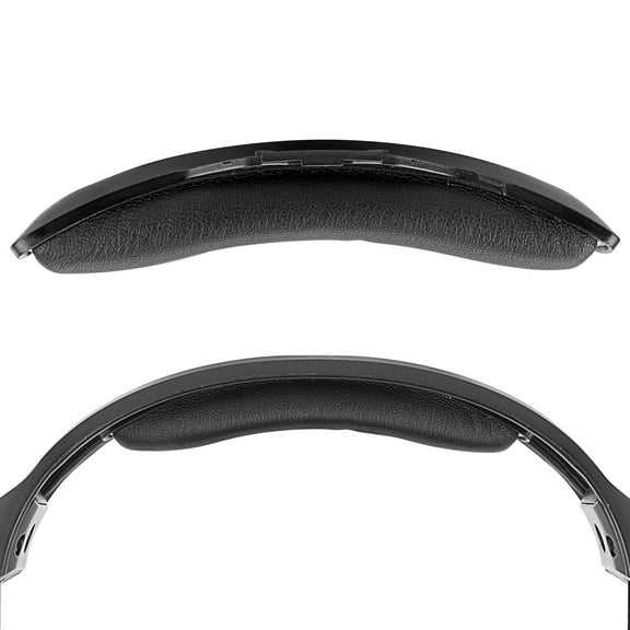 Geekria Protein Leather Headband Pad Compatible with Astro A40 TR Headphones, Replacement Band Repair Part (Black)
