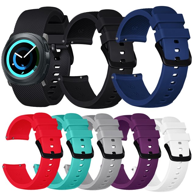 Gwong Electrónica Correa de reloj de silicona universal de 20 mm para Samsung Galaxy Watch Active Gear Sport