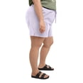 thumbnail image 2 of Hanes Jersey Shorts Originals Women's Plus Size Cotton Pockets 2.5 inseam 2X-4X, 2 of 5