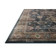 thumbnail image 3 of Machine Washable Area Rug 6 Round, Loloi Anniston Denim / Sunset, 3 of 5