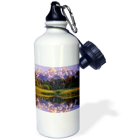 3dRose Tetons, Schwacher Landing, Grand Teton NP, Wyoming - US51 TFI0078 - Tim Fitzharris, Sports Water Bottle, 21oz
