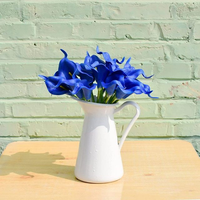 20pcs Artificial Silk Flowers 13.5in For Home Kitchen Wedding Table Decoration