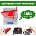 thumbnail image 5 of Wolfrail Door Jammer Door Lock Stopper. Portable Door Security Devices for Women Safety Personal Protection/Home Security. Aluminum Alloy Anti-Slip Door Lock Stopper Security 1 PCS (Red), 5 of 5