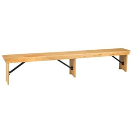 Modern Scandinavian Wavy Edge Dining Bench with Wlid Oak