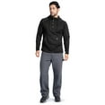 thumbnail image 2 of Wrangler Workwear Men's and Big Men's Sweater Fleece Mock Neck Hoodie, Size S-3XL, 2 of 12