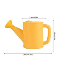 Beautynvta 700ml Small Watering Can for Children, Plastic Small Watering Can with Handles for Indoor Outdoor Plants Garden Flowers, Yellow