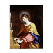 Trademark Fine Art Guercino St Cecilia Canvas Wall Art - 18x24