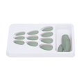 thumbnail image 2 of 24 piezas de uñas postizas mate con cobertura total, herramienta de manicura para mujeres y niñas F134, 2 of 10