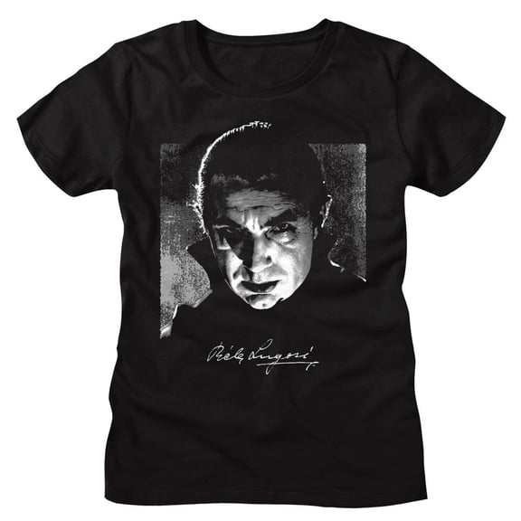 Bela Lugosi Dracula BW Photo and Signature Black Women's T-Shirt