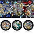 thumbnail image 2 of UDIYO Nail Art Tip Mixed Colorful Nail Art Accessories 3D Rhinestone Beads for Garment Decoration, 2 of 7