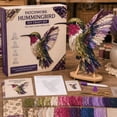 thumbnail image 2 of Beginner-Friendly 3D Patchwork Bird DIY Craft Kit, Vintage Floral Fabric Sewing Art Set for Beginners, Handmade Bird Wall Decor Craft Supplies Red Cardinal, 2 of 7