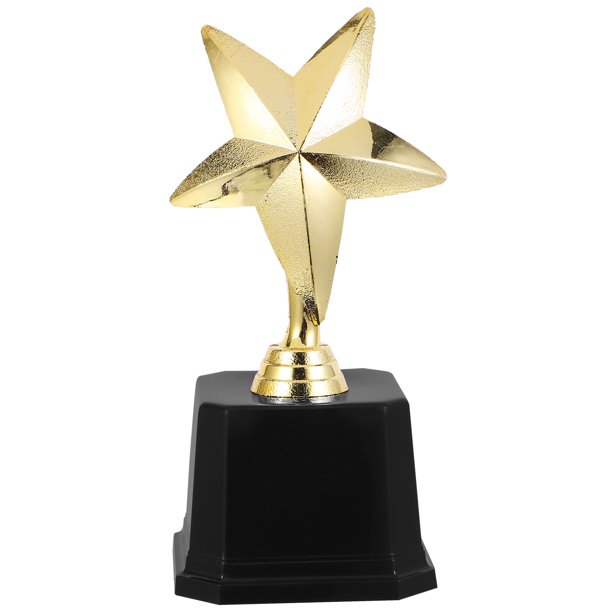KAKOWELY Trofeo Estrella, Trofeo de Plástico, Trofeo de Ganador, Trofeo Decorativo, Modelo de Trofeo, Recuerdo de Fiesta