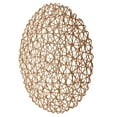 thumbnail image 4 of 1 Piece 38cm Round Straw Woven Cup Mats Rattan Table Placemat for Home Restaurant Coffee, 4 of 8