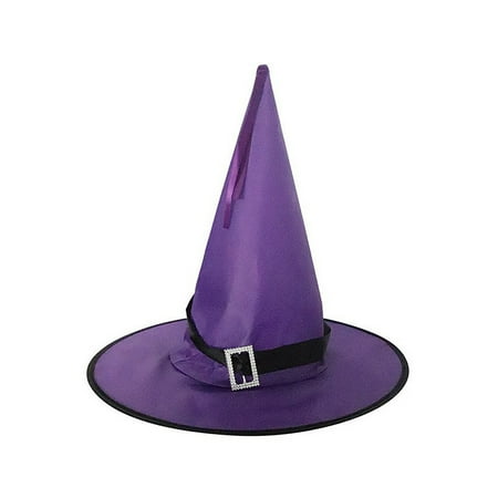 

Glowing Halloween Holiday LED Lights Hat Can Be Worn on The Head or As A Pendant Witch Hat Garden Hotel Wedding Decoration 1pc Purple
