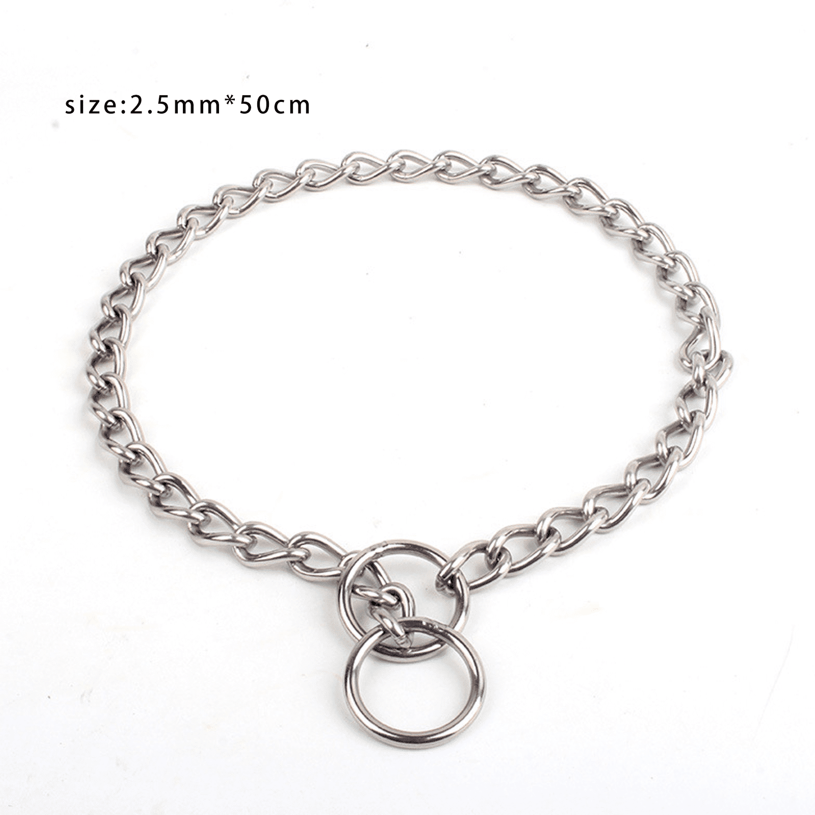 GASTROPOD Dog Collar,Stylish Training Dog Collar for Daily Walks,Durable Stainless Steel Dog Chain Collar for Outdoor,Dog Training Collar for Obedience Classes