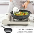 thumbnail image 2 of Country Kitchen Nonstick Frying Pans, 2 Piece Nonstick Cast Aluminum Pan, Black, 2 of 6
