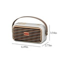 thumbnail image 3 of EGNMCR Bluetooth Haut-Parleur Portable Extérieur Radio Stéréo Bluetooth Sans Fil Rétro Support Carte TF, Cadeau, 3 of 6