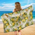thumbnail image 4 of Kuiaobaty Lemon Butterfly Print Car Seat Towel Cover After Gym Sweat Absorption Towel Car Seat Covers Front Seats with Storage Bag Multi-Purpose Absorbent Microfiber Towels, 4 of 7