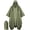 Green, variant on 3-in-1 Rain Poncho for Adults, Waterproof Lightweight Hiking Rain Gear with Hood, Reusable Camping Tarp & Emergency Shelter, Packable Outdoor Raincoat