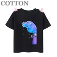 thumbnail image 3 of Camiseta de algodón de manga corta con estampado de dibujos animados para niños y bebés de Disney Elemental Wade Ripple y Embe Anime de moda de verano, 3 of 5