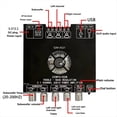 thumbnail image 5 of Módulo Amplificador de Potencia Digital -AS21 de 2.1 Canales TPA3255 con Bluetooth 5.1, Subwoofer de Tonos Altos y Bajos, 220 W X 2 + 350 W, 5 of 5