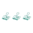 thumbnail image 2 of stanreset 1/2/3 20 Pieces Metal Paper Clip Anti-rust Unfading Solid Color Replacement Home Office File Examination Papers Clips Green 19mm 3PCS, 2 of 6