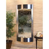 Adagio PWA2040 Pacifica Waters Stainless Steel Silver Mirror Wall Fountain