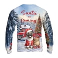 thumbnail image 2 of Santa is Coming Pug Merry Christmas Xmas Noel Truck Tree All Over Print 3D Sweatshirt Unisex Merch Dog Lover Gifts - 02023, 2 of 6