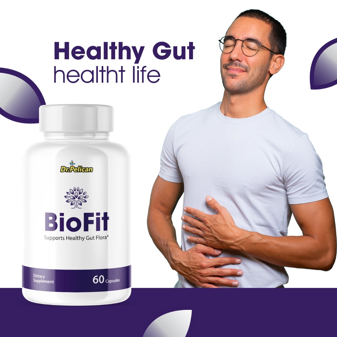 BioFit-Gut & Digestive Health/Weight Management-60 Capsules- Dr. Pelican