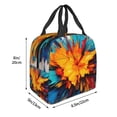 thumbnail image 3 of Easygdp Colorful Paint Print Bolsa Térmica Premium - Tela Oxford Impermeable, Gran Capacidad, Bolsillo Frontal, Unisex para Trabajo, Escuela, Actividades al Aire Libre y Picnics, 3 of 8