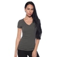 thumbnail image 3 of 4 Pack Women's Basic V-Neck T-Shirts Top, 3 of 4
