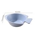 thumbnail image 4 of HWRETIE Fish Shaped Plastic Bowl Lightweight Dessert Soup Rice Salad Snack Serving Bowl for Home Kitchen Daily Dining Picnic Outdoor Use, 4 of 7