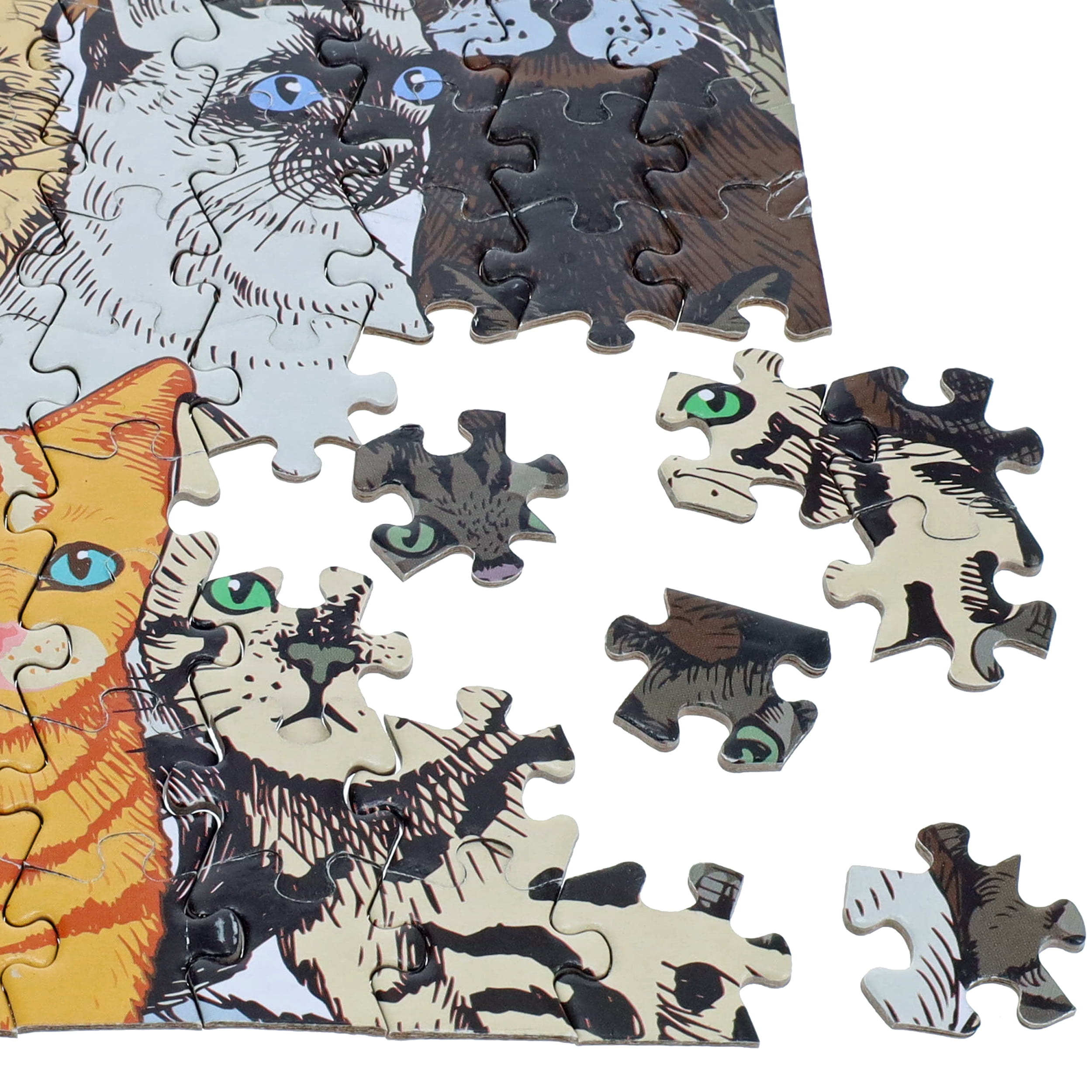 TDC Games World's Most Difficult Jigsaw Puzzle Cats 500 Pieces 15 in.