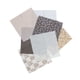 thumbnail image 5 of Moyic 7 unids/set 25x25cm impreso algodón tela cuadrados paquete acolchado Scrapbooking costura artesanía DIY tela gris Tela de costura y artesanía, 5 of 6