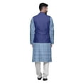 thumbnail image 3 of Atasi Printed Long Sleeve Classic Ethnic Kurta Pyjama Set For Mens Casual Wear, 3 of 5
