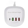 thumbnail image 3 of Cargador USB de 4 puertos PD QC Estación de carga rápida USB de 20 W Protección segura Pequeño para el hogar para viajes ANGGREK Otros, 3 of 8