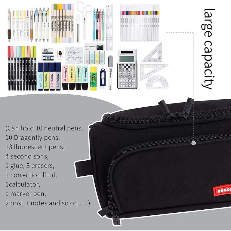 HVOMO Pencil Case Large Capacity Pencil Pouch Handheld Pen Bag