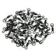 thumbnail image 3 of 50 Uds. Giratorios de pesca, conector giratorio giratorio, anillos sólidos, aparejos de pesca de carpa 20mm Cola Pesca Swivels, 3 of 8