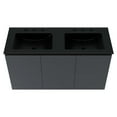 thumbnail image 5 of Modway Bryn 48" Modern Wood/Ceramic Double Sink Bathroom Vanity in Gray/Black, 5 of 8