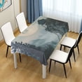 thumbnail image 3 of Yayeee Tablecloths for Rectangular Tables 60 x 90 inch Party Table Cover, Moon and House, 3 of 6